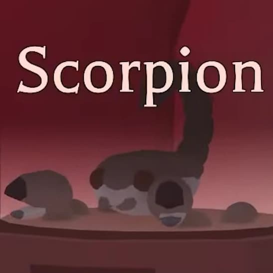 Halloween Blue Scorpion — item image