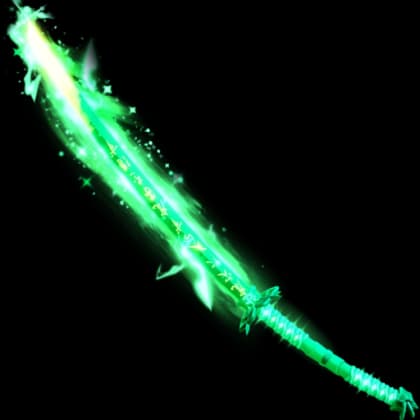 Green Ninja Katana — item image