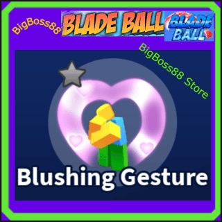 Blushing Gesture Emote — item image