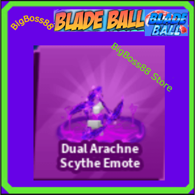 Dual Arachne Scythe Emote — item image