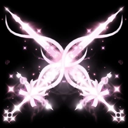 Dual Crystal Ribbon Blade — item image