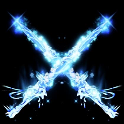 Dual Snowveil Blade Emote — item image