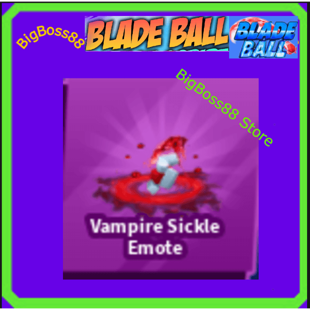 Vampire Sickle Emote — item image