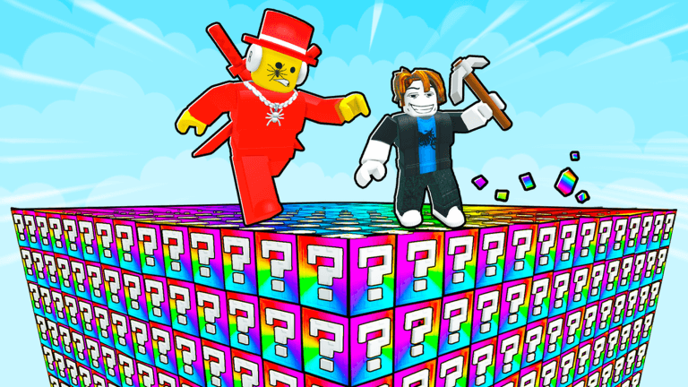 Break a Lucky Block art