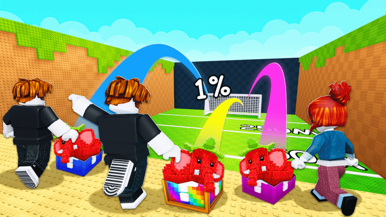 Kick a Lucky Block art