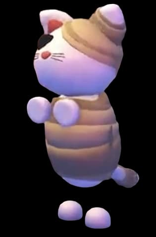 Halloween White Mummy Cat — item image