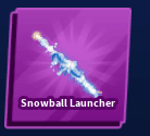 Golden Snowball Launcher — item image