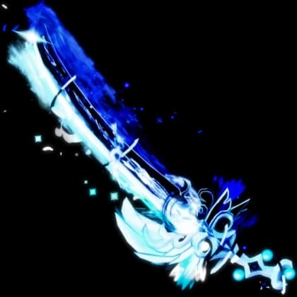 Aetherial Azure Katana — item image