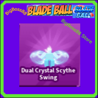 Dual Crystal Scythe Swing Emote — item image