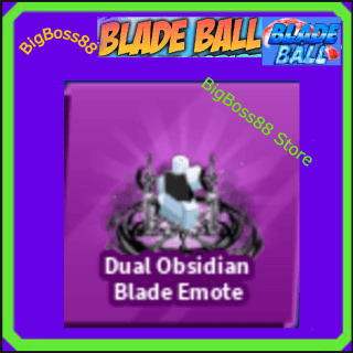 Dual Obsidian Blade Emote — item image