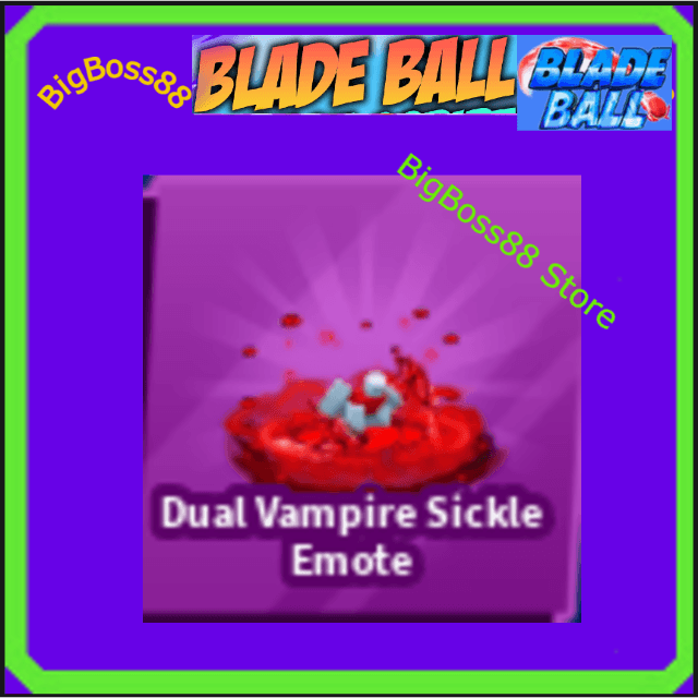Dual Vampire Sickle Emote — item image