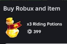 Riding Pet Potion — item image
