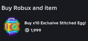 Stitched Egg — item image