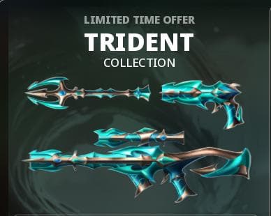 Purple Trident Knife — item image