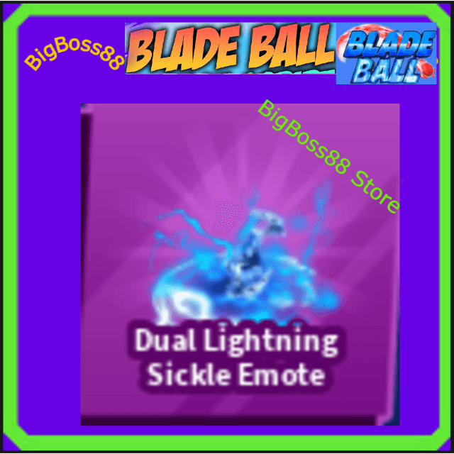 Dual Lightning Sickle Emote — item image