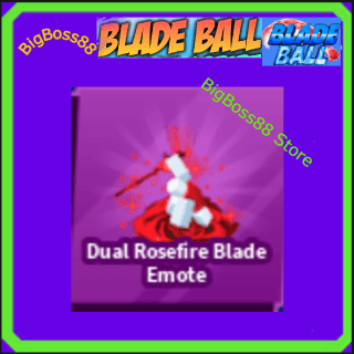 Dual Rosefire Blade Emote — item image
