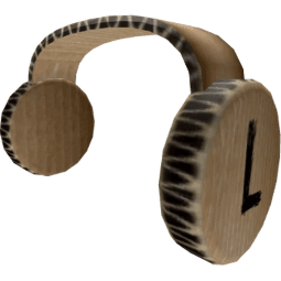 Recycled Cardboard Headphones — item image